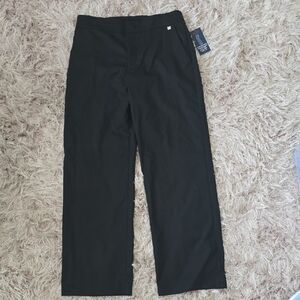 Chaps Women's Black Wide Leg Pants